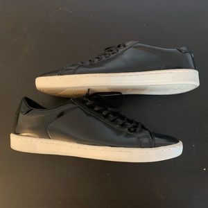Zara Faux leather sneakers (size 9)